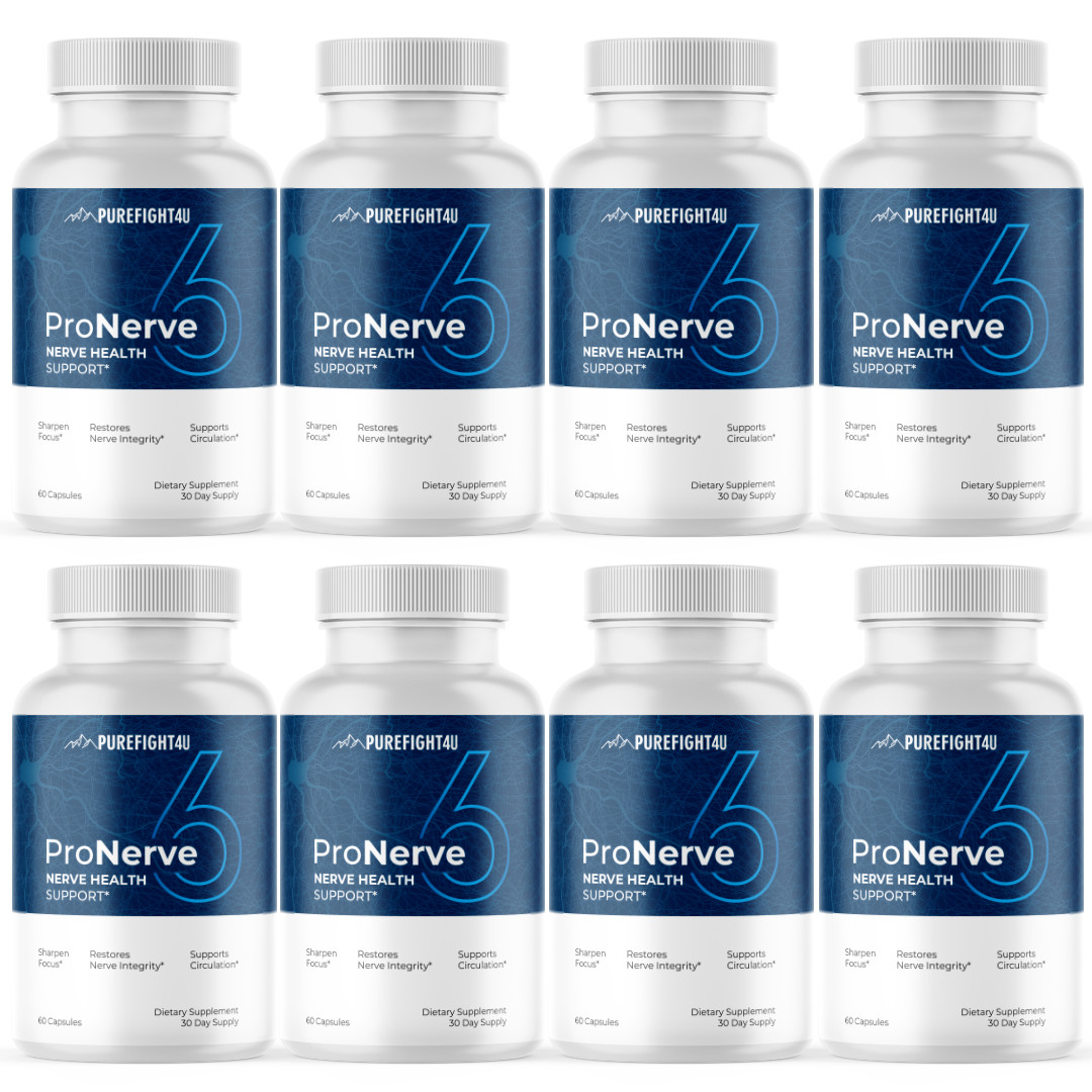 ProNerve 6 | Supports Nerve Function & Circulatory Formula – 8 Bottles