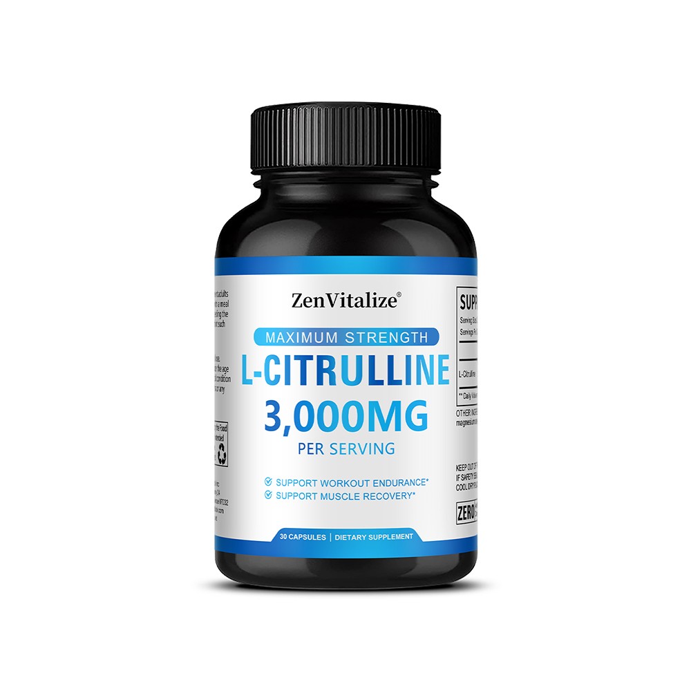 L-Citrine – 3000 mg Capsules – Muscle Health – Experience Muscle Cell Vitality