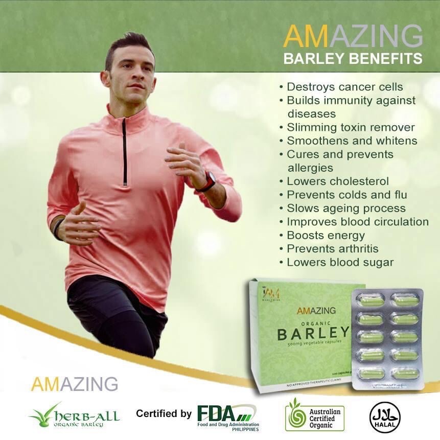Amazing Pure Organic Barley Capsule(new Packaging)