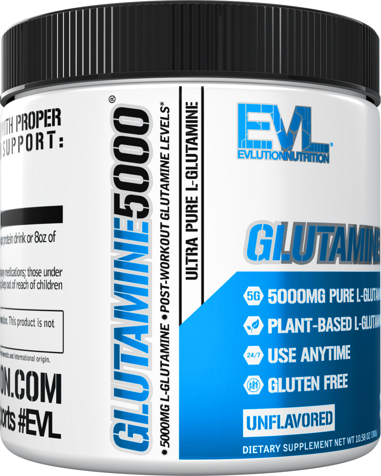 Evlution Nutrition Glutamine 5000 – 5g Glutamine – 60 Servings