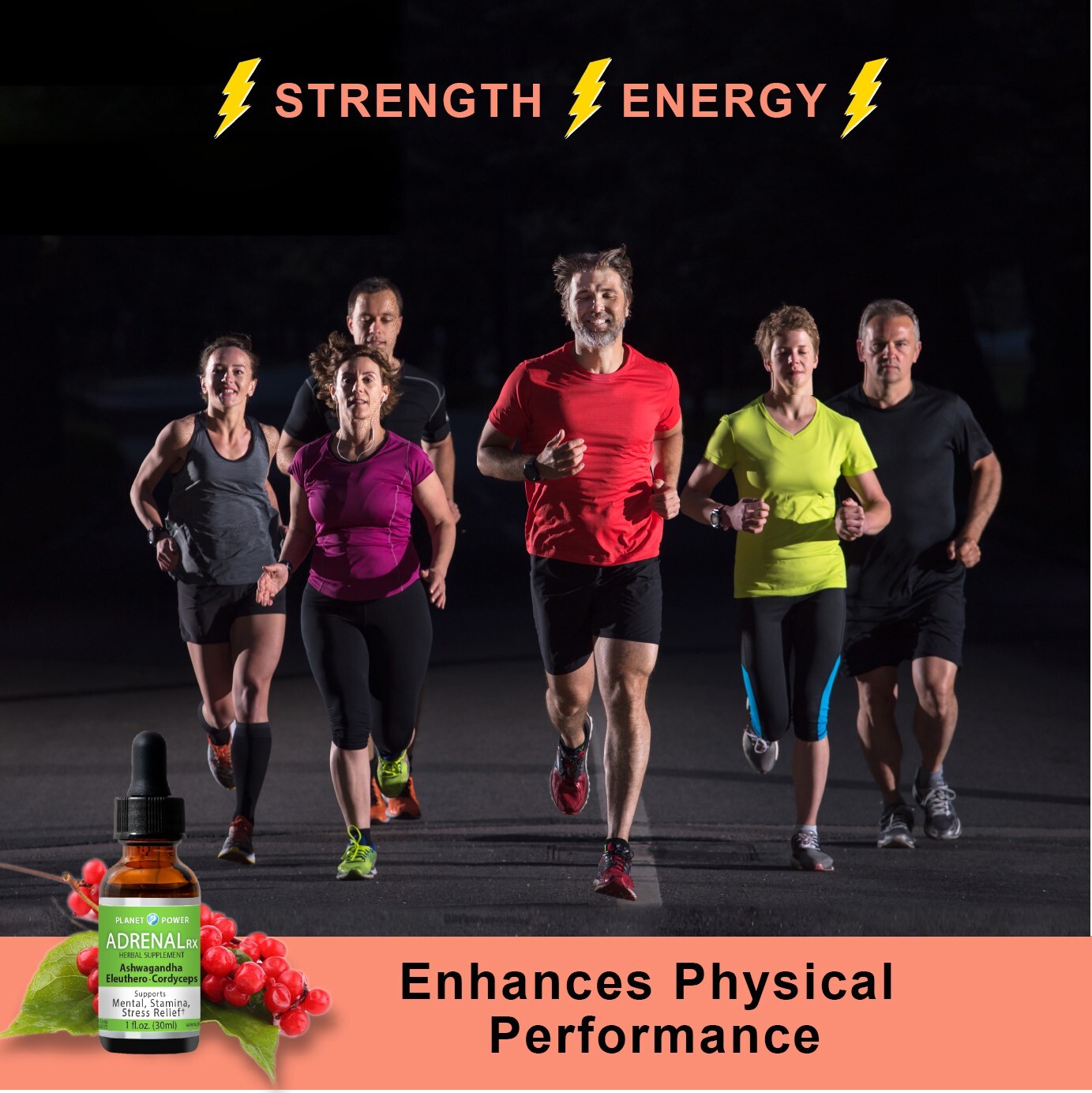 Adrenal Daily Liquid Drops. Supports Wellness & Energy. Supplement with Adaptoge