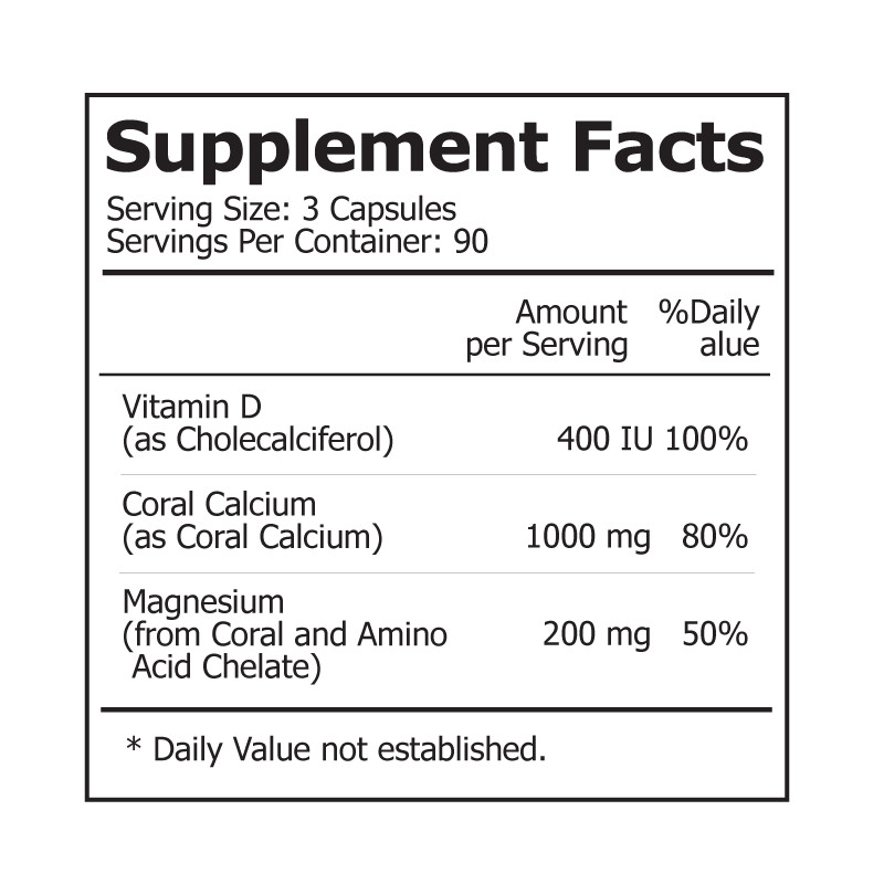 Coral Calcium, Improves Bone Health, Bone Density, Fortifies Tooth Enamel