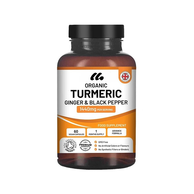 Turmeric Ginger&Black Pepper 1440mg Per Serving Supports Joint And Heart Health