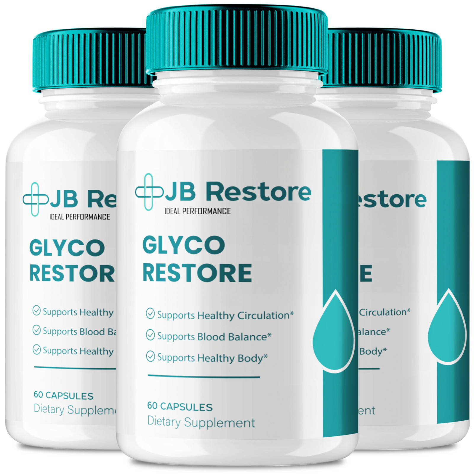 JB Restore Glyco Restore Capsules, JBRestore GlycoRestore Supplement (3 Pack)