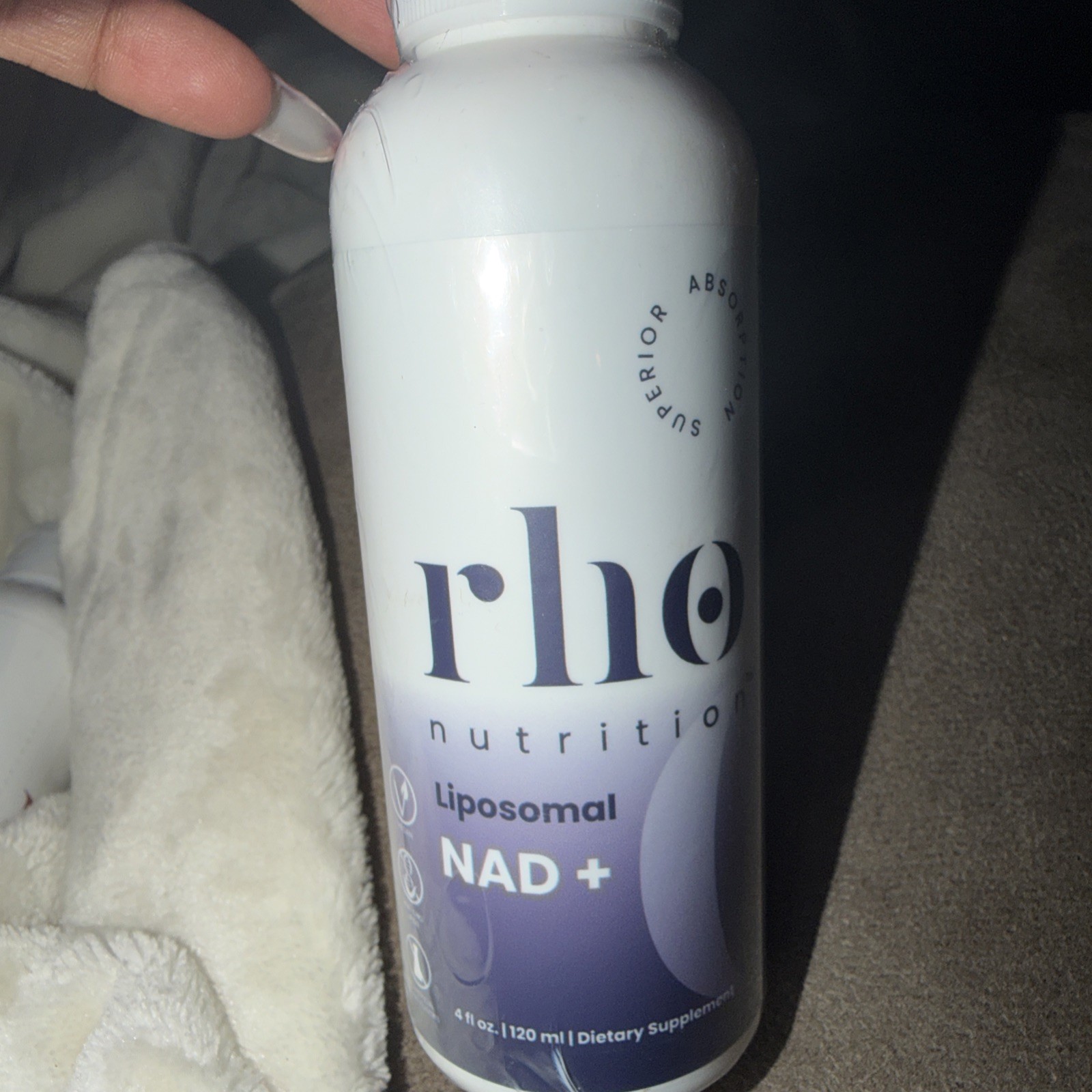 Rho Nutrition Liposomal NAD+ Liquid Antioxidant 4 fl oz 120 ml EXP 11/2027 NEW
