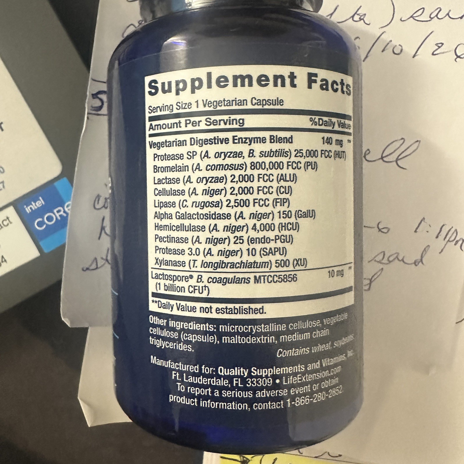 Life Extension Enhanced Super Digestive Enzymes and Probiotics