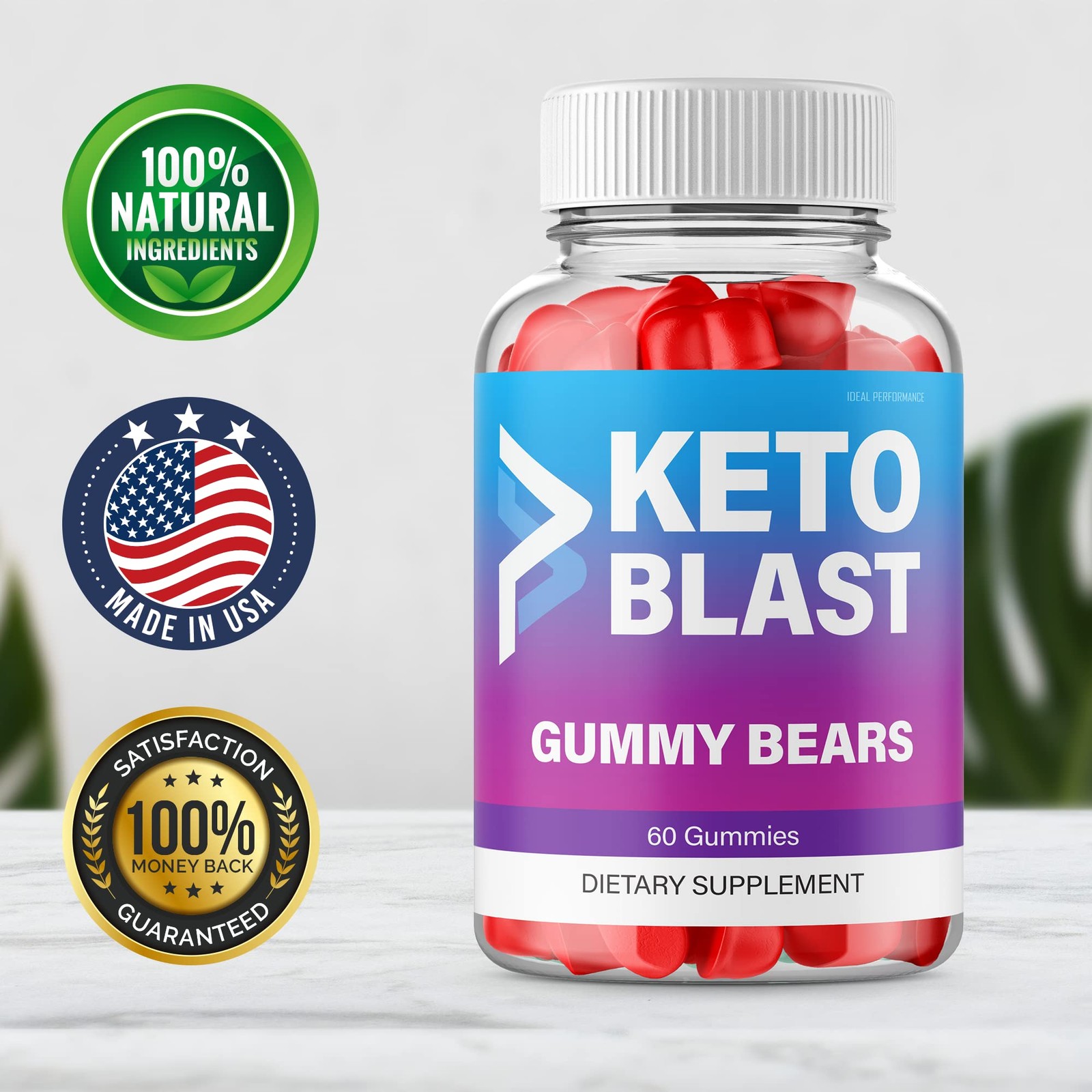 Blast Gummies Bears Supplement – 180 Gummies (3 Pack)