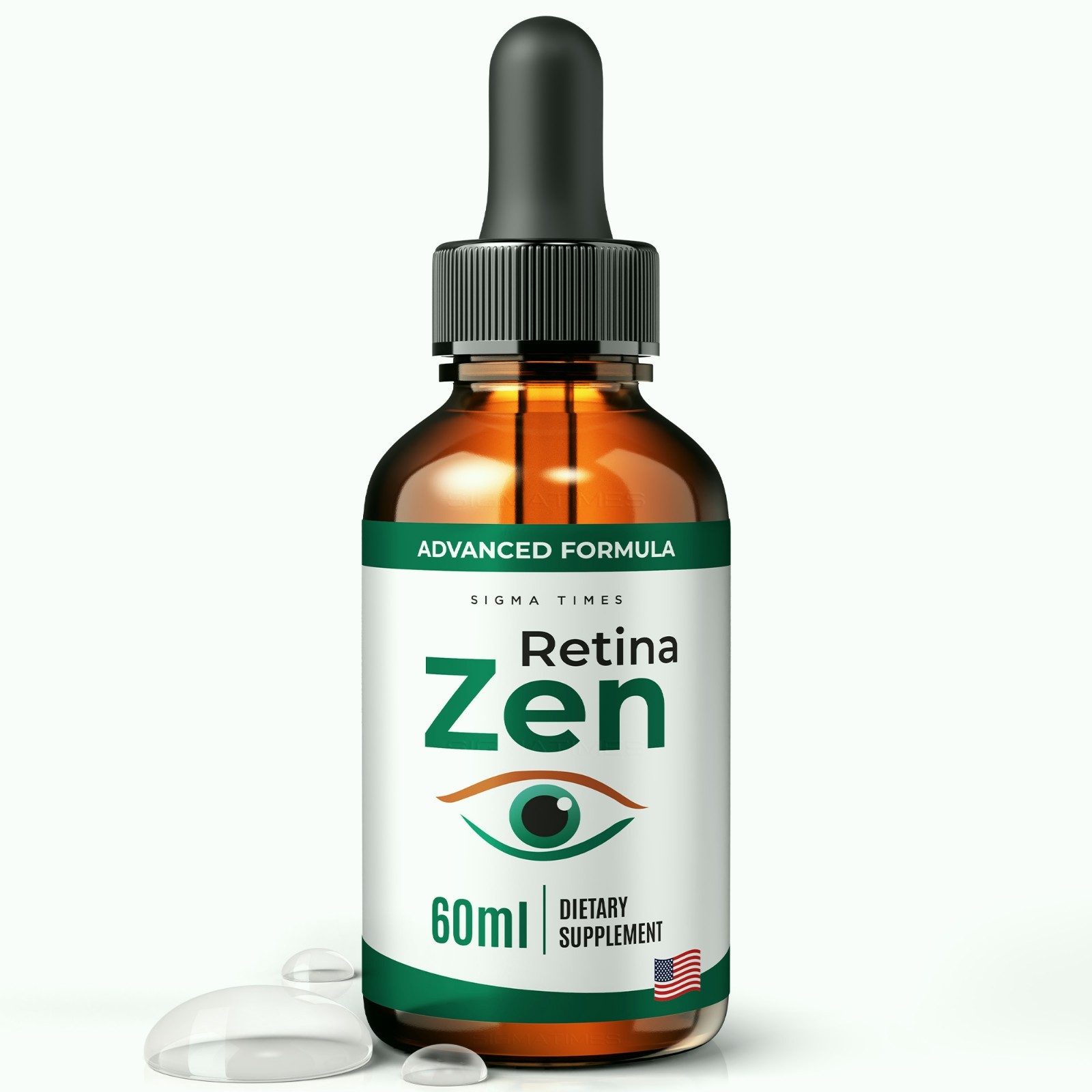 RetinaZen Drops, Retina Zen Oral Liquid Formula for Healthy Eyes (30 servs.)