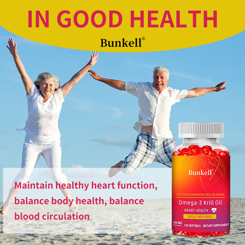 Omega 3 Krill Oil 350mg with EPA, DHA and Astaxanthin, Heart Health