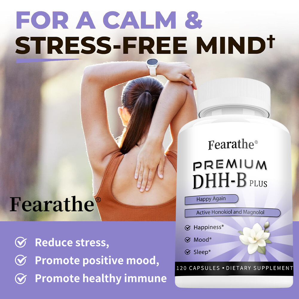 Premium DHH-B Plus Supplement,Promotes calmness Sleep & Relaxation,Relief Stress