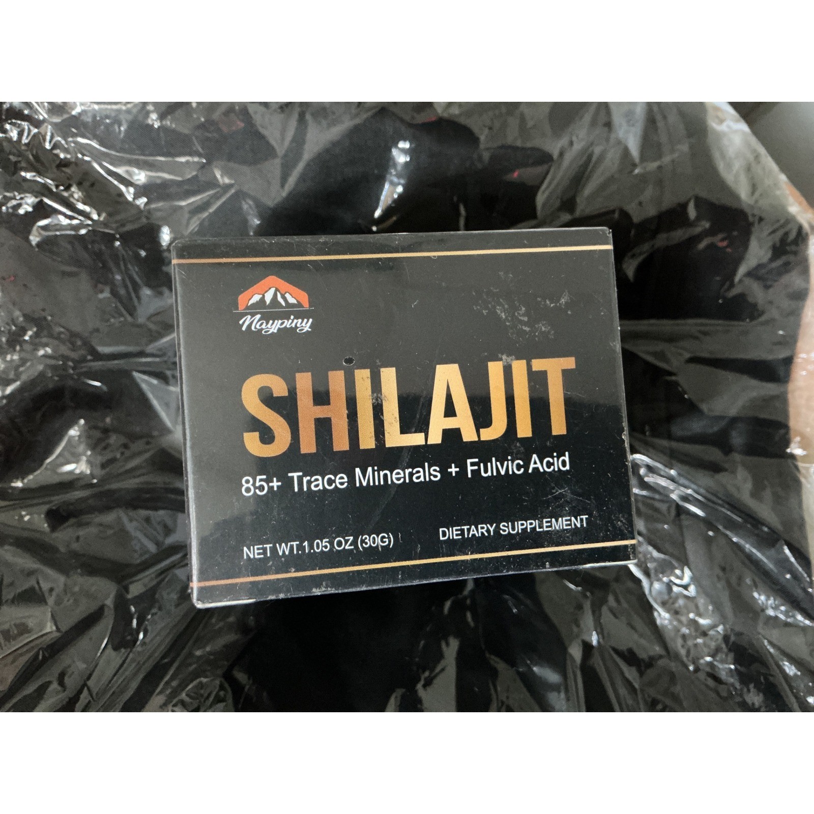 Naypiny Shilajit Resin 30g 1.05oz 85+ Trace Minerals Fulvic Acid Supplement