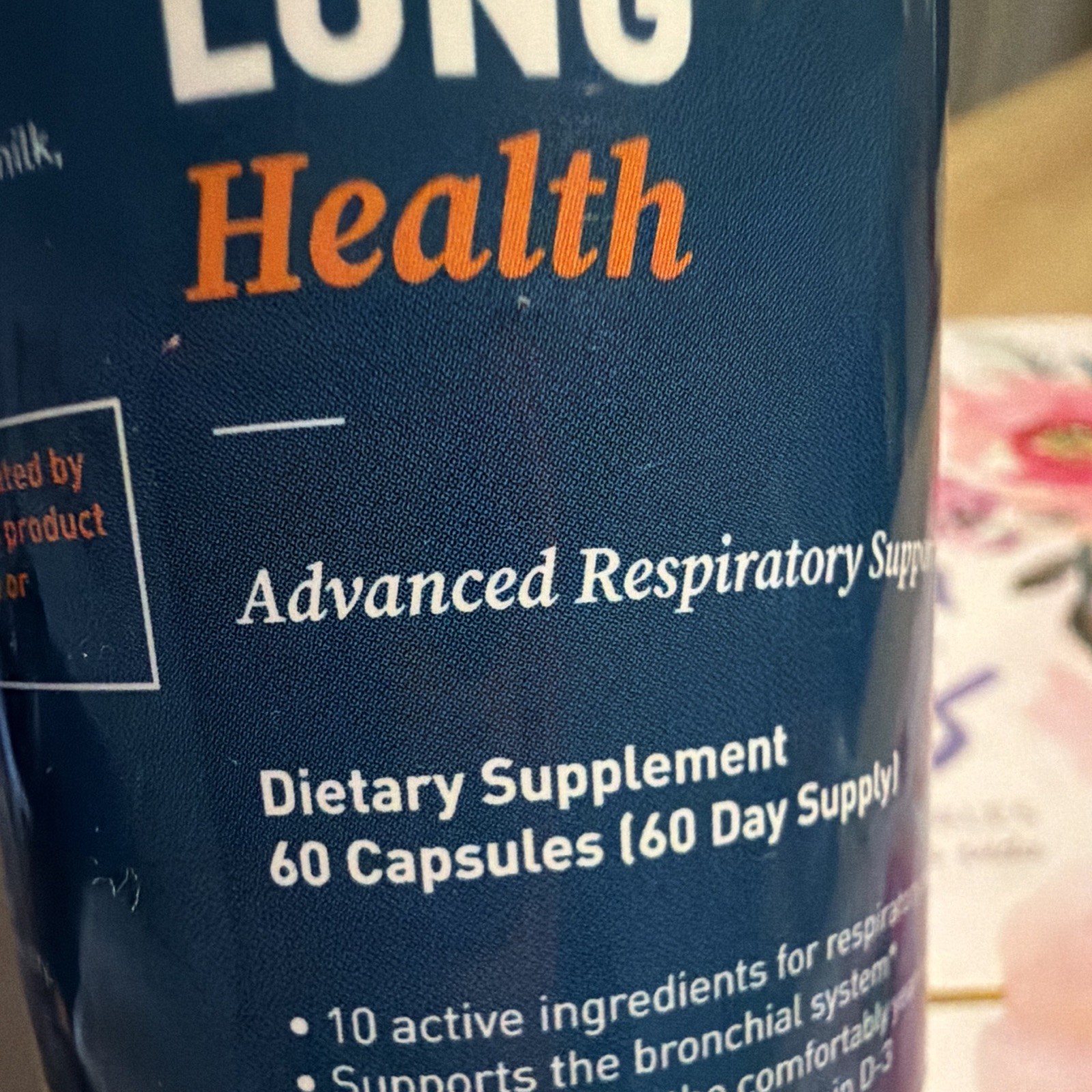 Dr. Tobias Lung Health Advanced Respiratory Support 60 Capsules Non-GMO