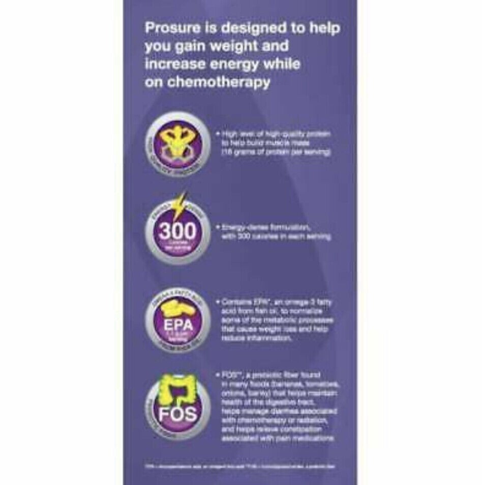 2 X Pro Sure VANILLA MILK 380g Improve Appetite High Protein Prebiotic EPA