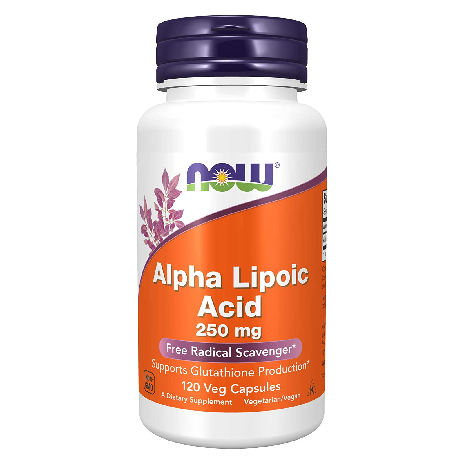 3 x NOW High Potency Alpha Lipoic Acid 250 mg 120 VCaps Antioxidant