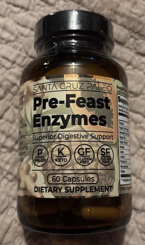 Santa Cruz Paleo Digestive Support 60 Capsules – expires 09/26