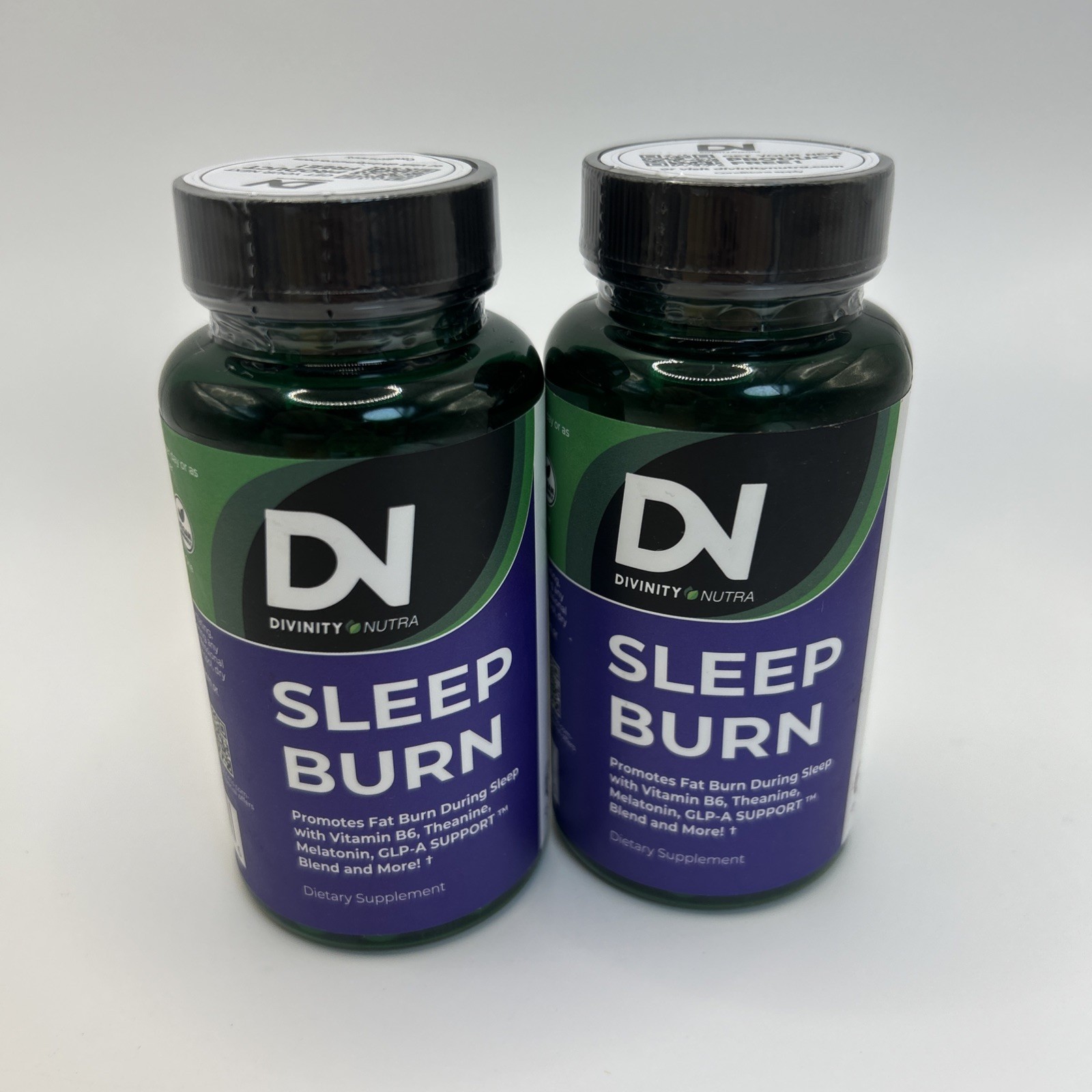*Lot of 2* Divinity Nitrate Sleep Burn Dietary Supplement 60 Capsules Exp 9/2027