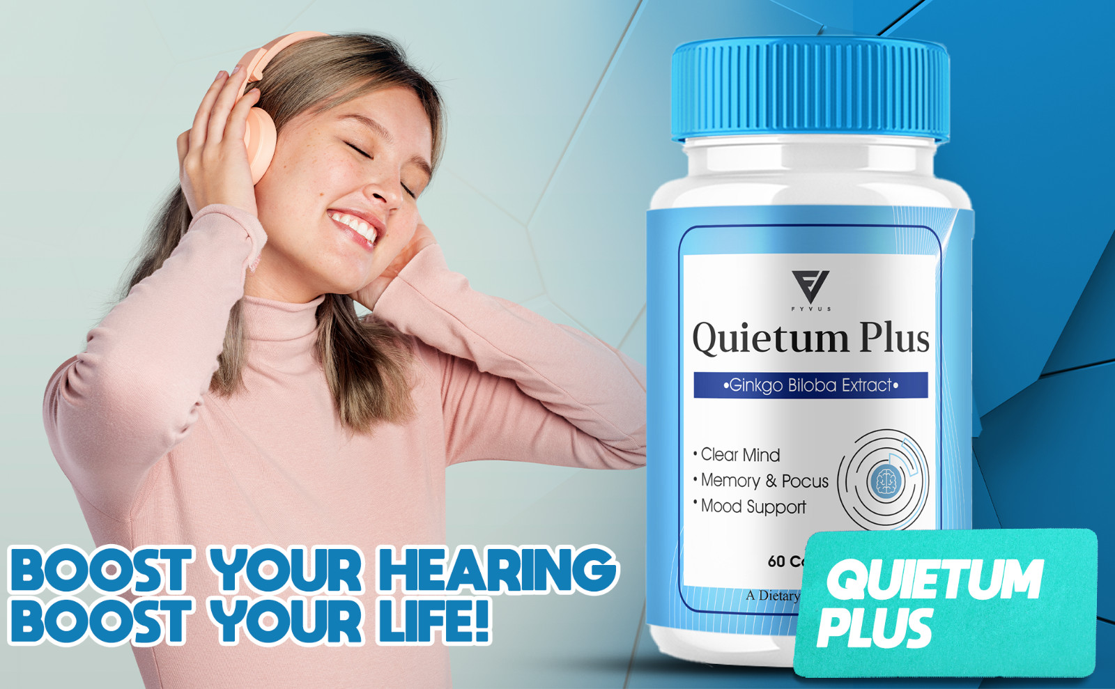 (3 Pack) Quietum Plus, Quietum Advanced Tinnitus Support (180 Capsules)