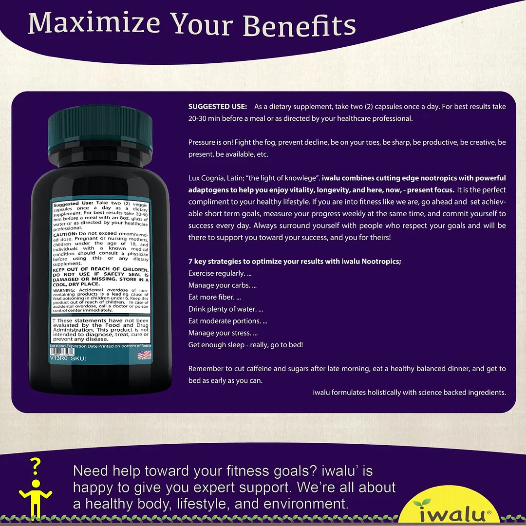 Natural Supplements for Add Adults | Best Supplement Capsules FREE SHIP