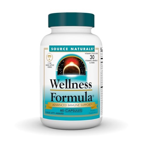 Source Naturals Wellness Formula Immune Support Supplement – 60 Capsules