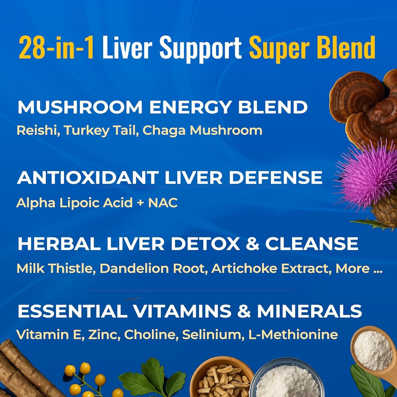 (2 PK) Liver Cleanse Detox & Repair 28-in-1 Liver Support 1540mg (60ct) Exp02/27
