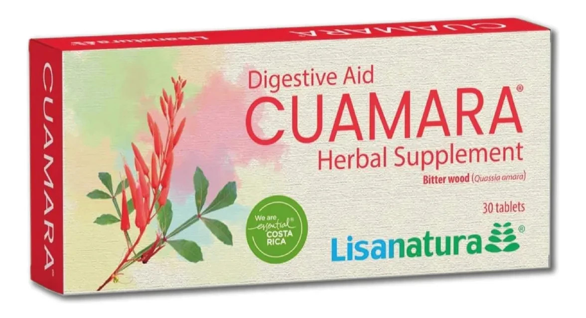 Lisanatura Digestive Aid Cuamara Herbal Food Supplement – 30 Tablets