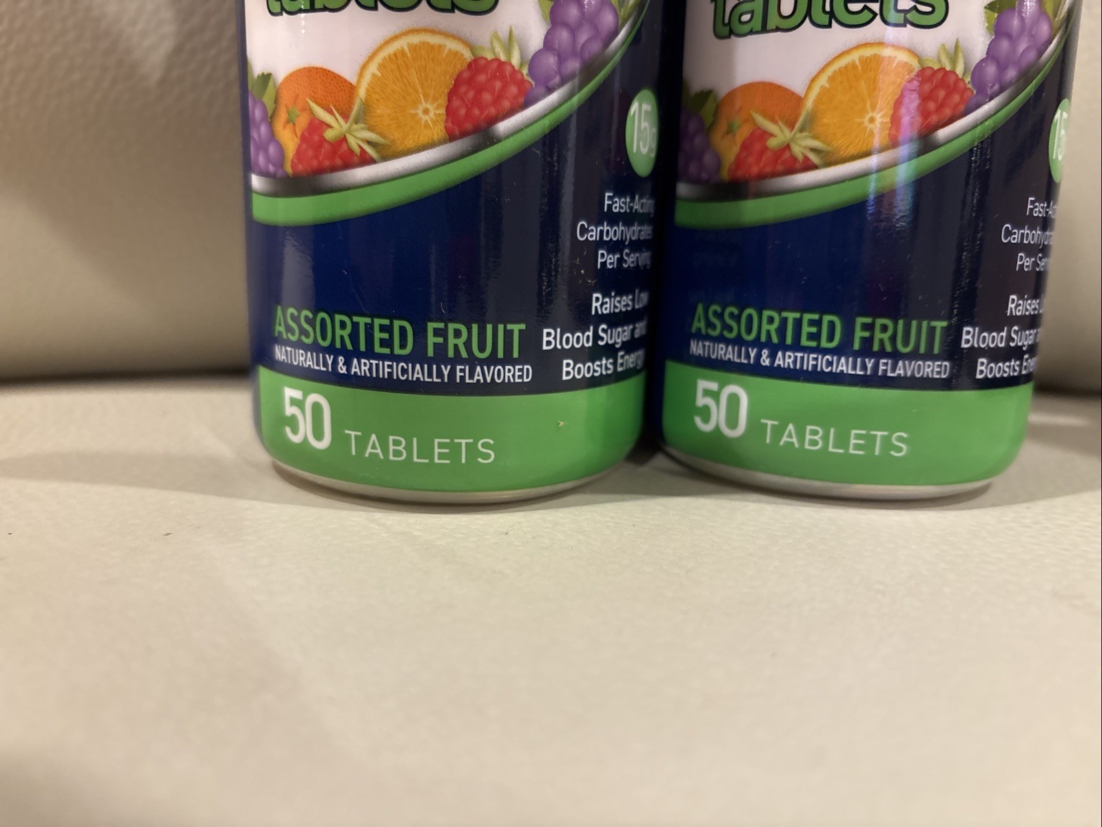 4 Pk ~ Trueplus Glucose Tablets ~ Blood Pressure & Energy Support ~ Fruit 50 ct