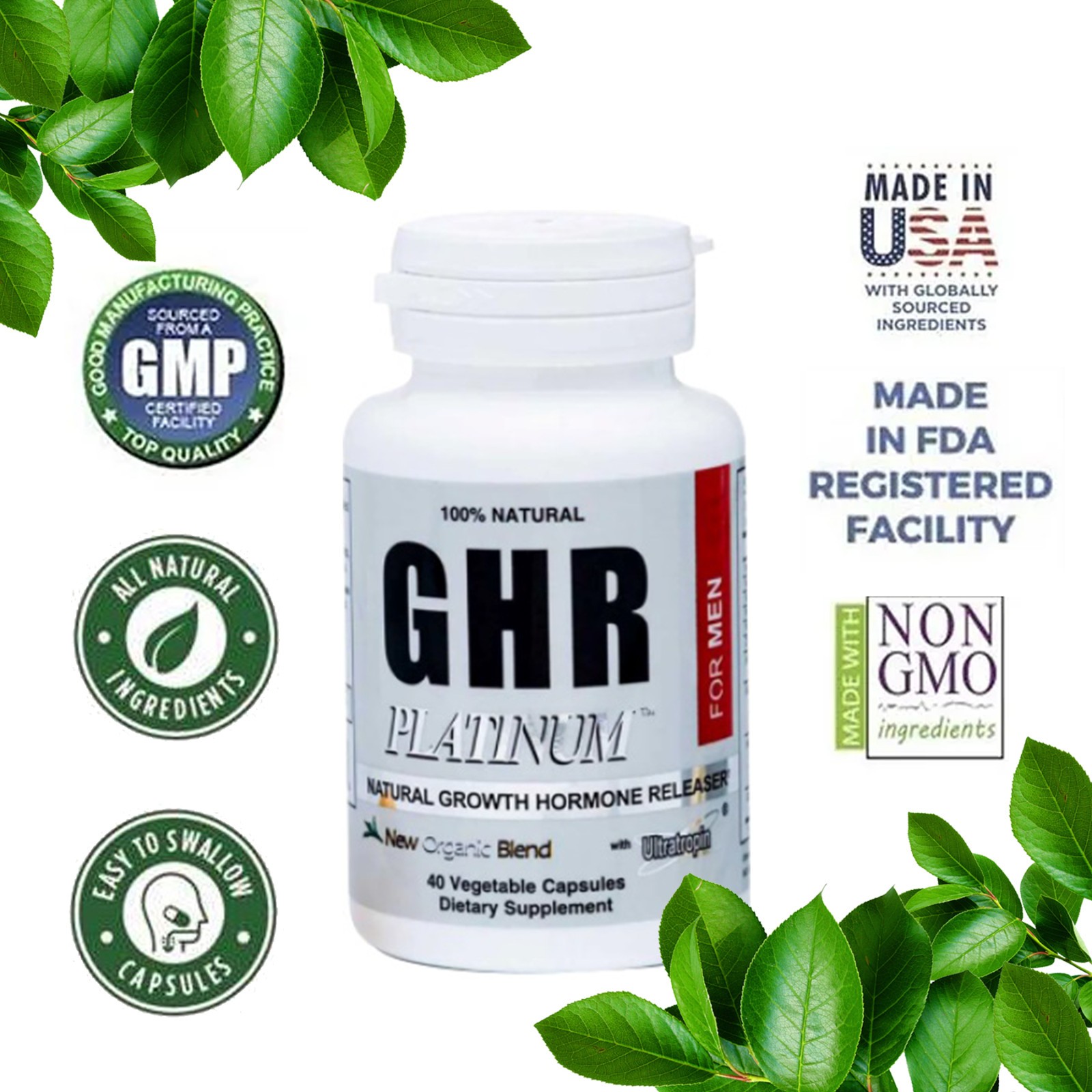 GH Hormone Boosting Product For Men Capsules ( Works Safe, Effective )