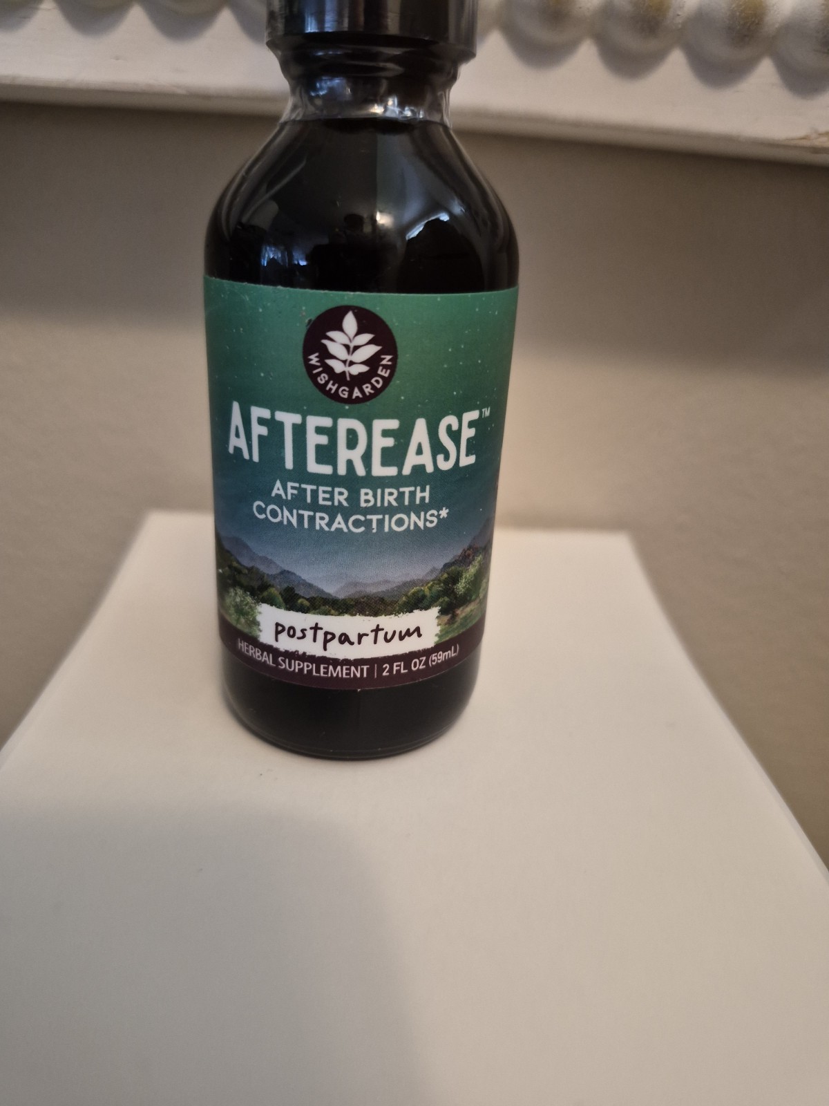 WishGarden AfterEase Postpartum Support Herbal Liquid Supplement 2 fl oz