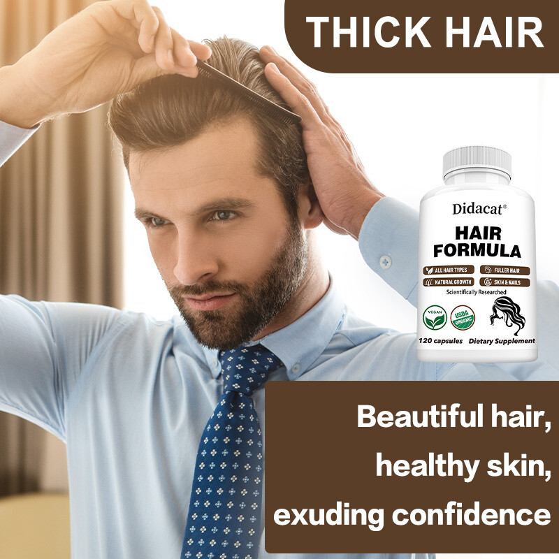 Hair Formula for Hair, Skin, & Nails Health – Biotin, Saw Palmetto, DHT Blocker