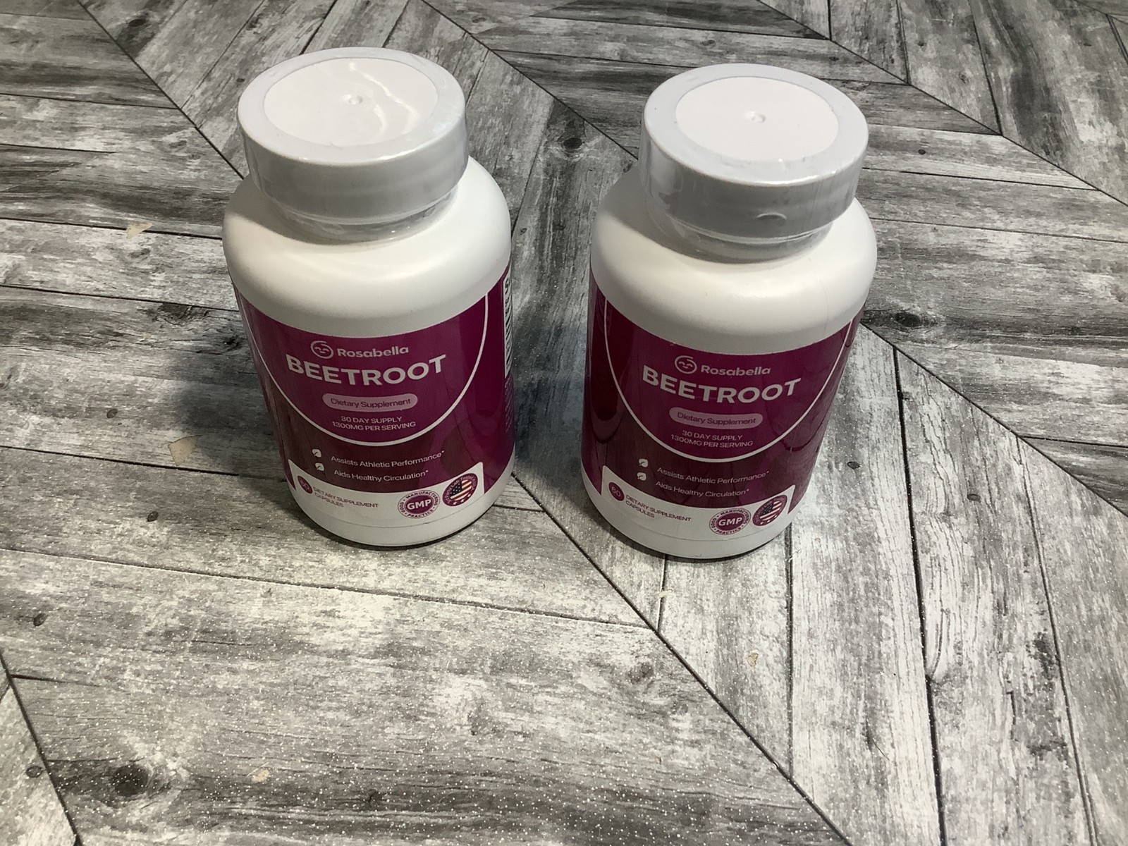 2 Rosabella Beetroot Dietary Supplement 120 Capsules Circulation 03/2028
