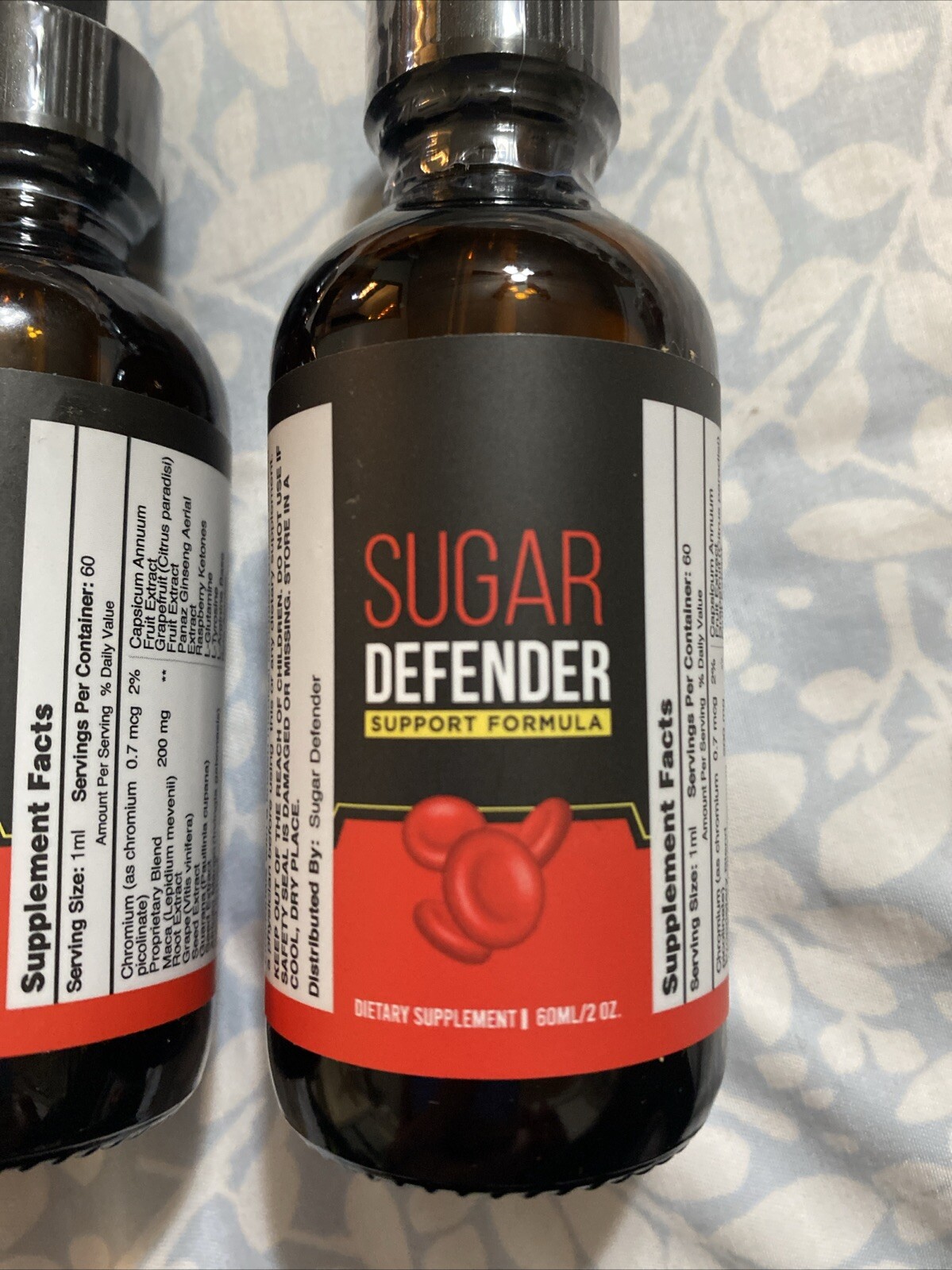 Sugar Defender Blood Sugar Support Supplement Official Formula 2 pack NEW