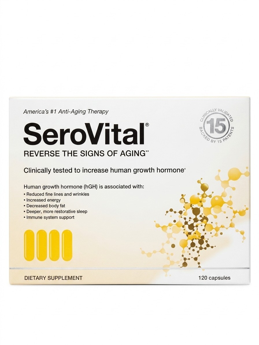 SeroVital Reverse The Signs of Aging Dietary Supplement – 120 Capsules 08/2026