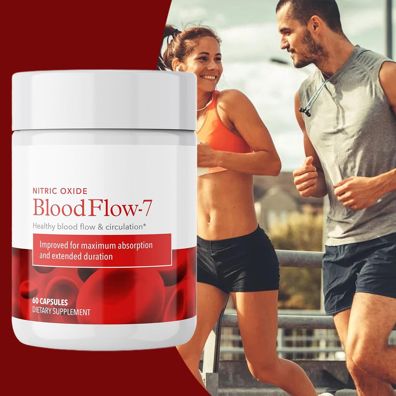 Juvenon Blood Flow-7 Nitric Oxide Dietary S – 60 CT Nitric Oxide Supplements