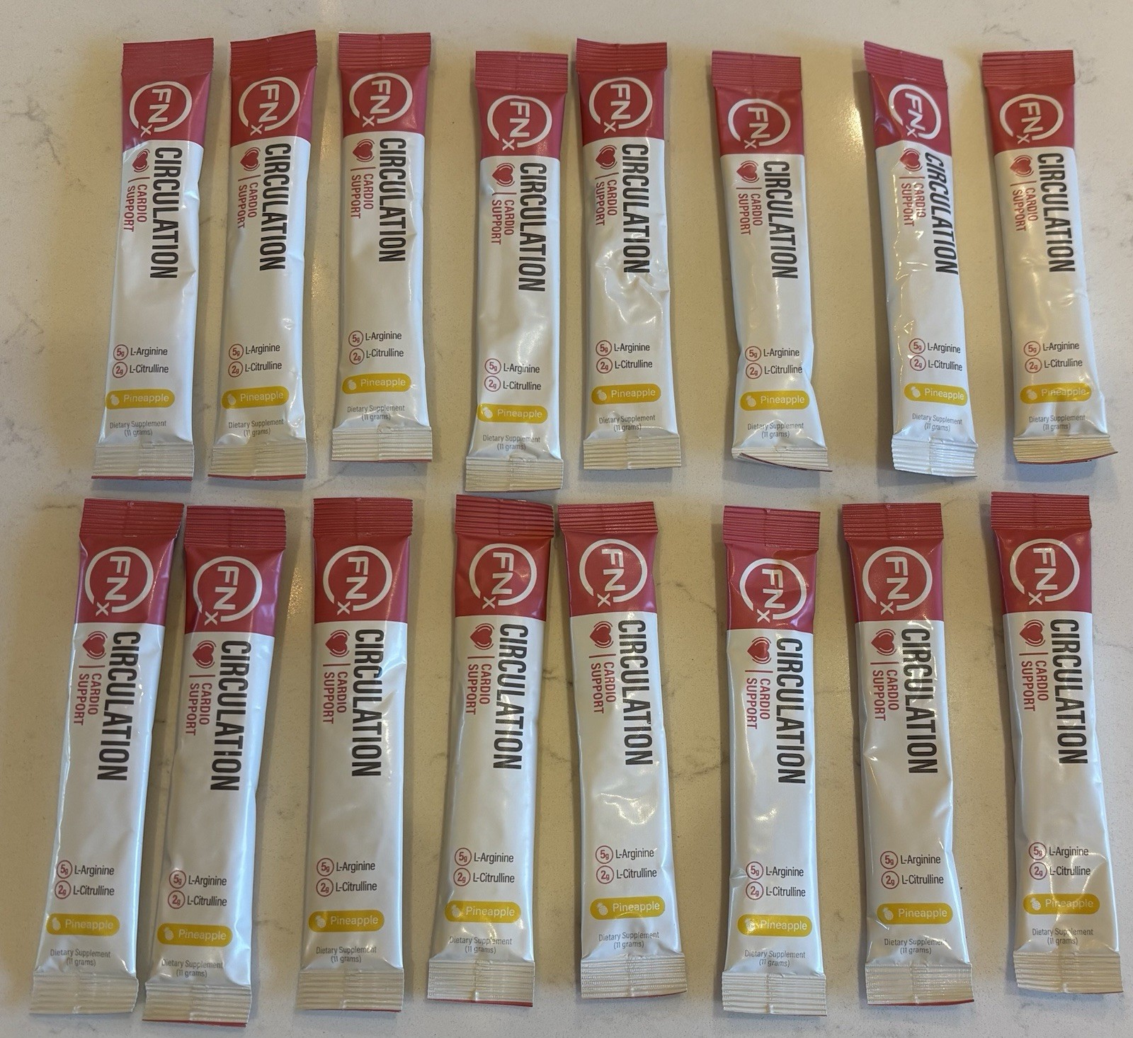 Fenix FNx Circulation Cardio Support L-Arginine Pineapple (16) Packs Exp 6/26