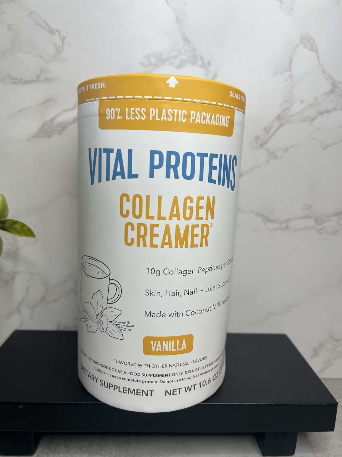 Vital Proteins Collagen Creamer Vanilla Powder 10.6 oz Non-GMO Exp 10/2027