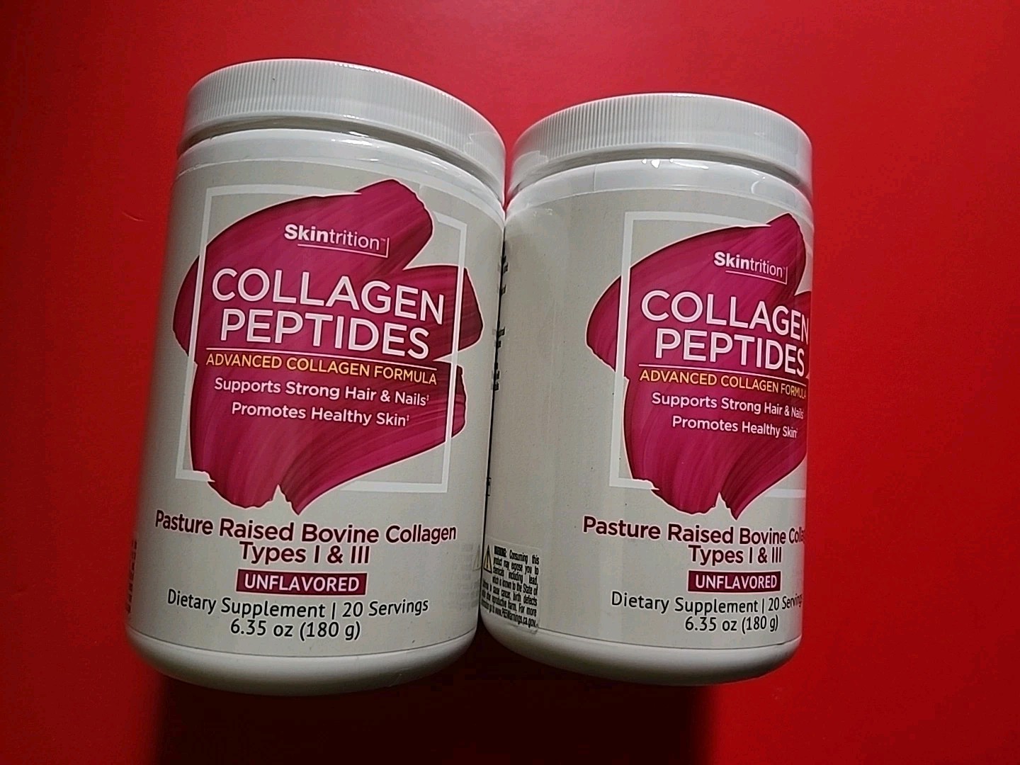 2 PACK SKINTRITION COLLAGEN HAIR,SKIN & NAILS COLLAGEN PEPTIDES 1 & 3