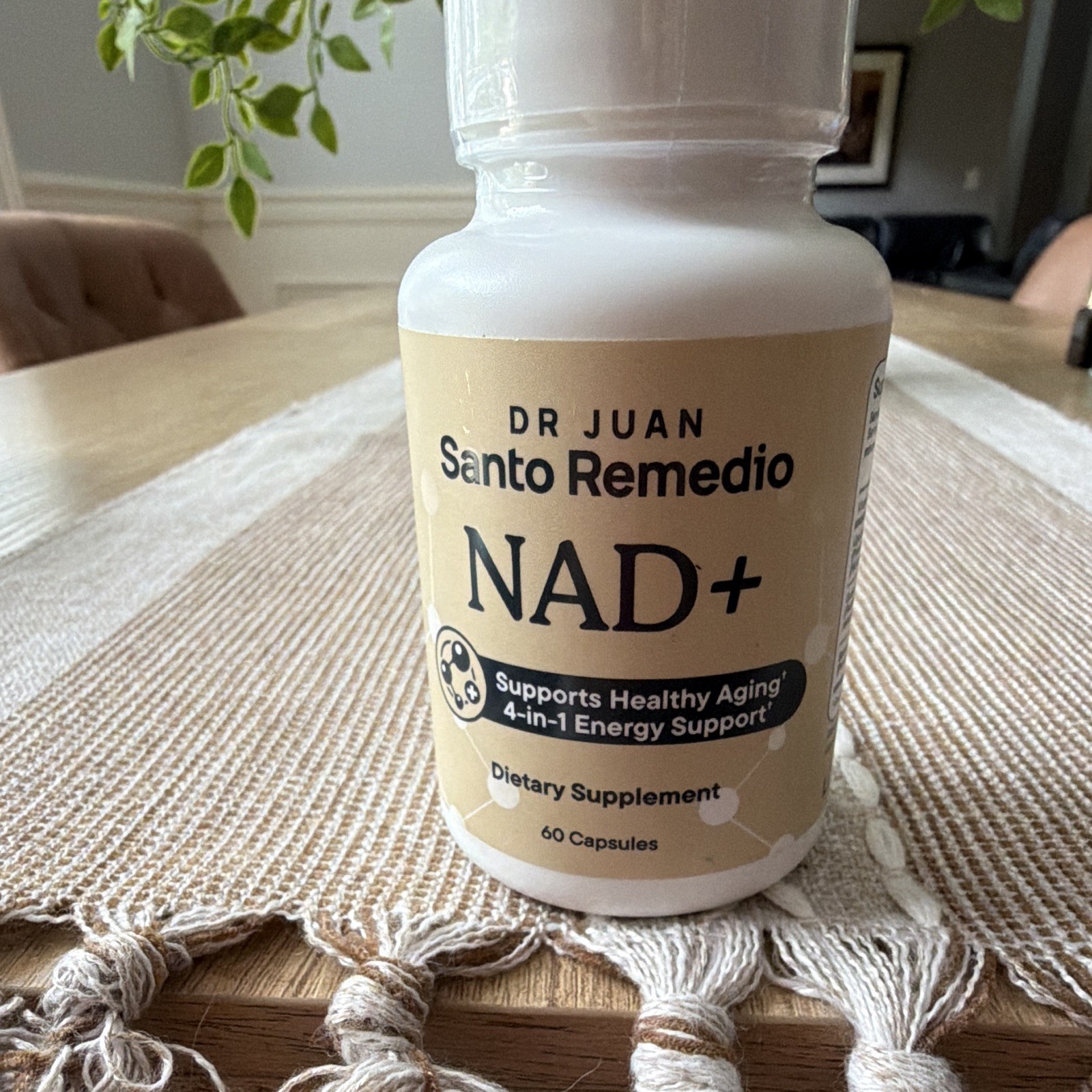 Dr Juan Santo Remedio NAD+ Anti-Aging Energy Support 60 Capsules 5000mcg