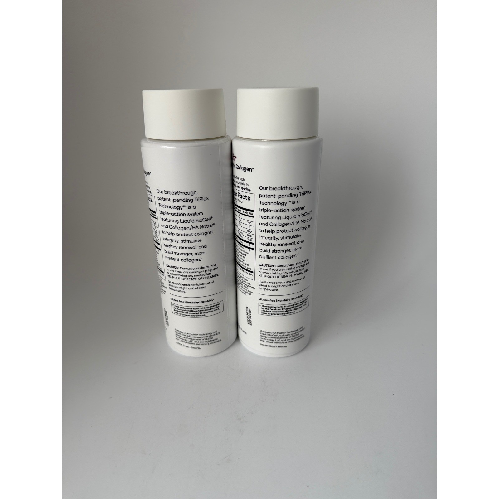 2 Pack Shaklee Liquid BioCell Life+ Bioactive Collagen TriPlex 15.2 EXP 9/27