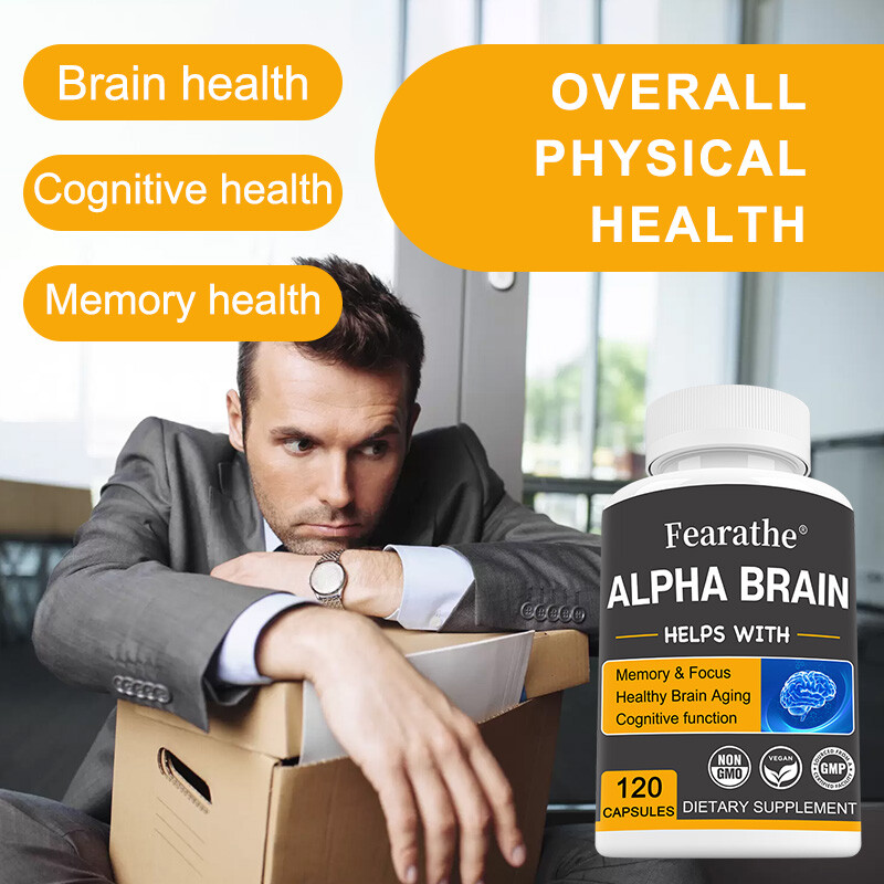 Brain Memory & Brain Support Capsules, Advanced Cognitive Formula，120Capsules
