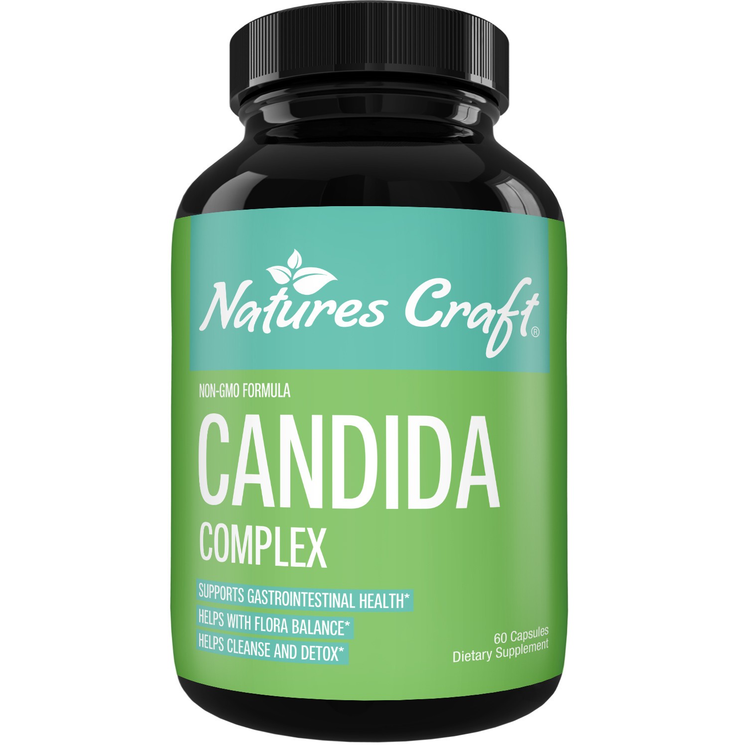 Nature’s Craft Candida Complex 60 Capsules – Probiotics, Digestive Enzymes 60ct