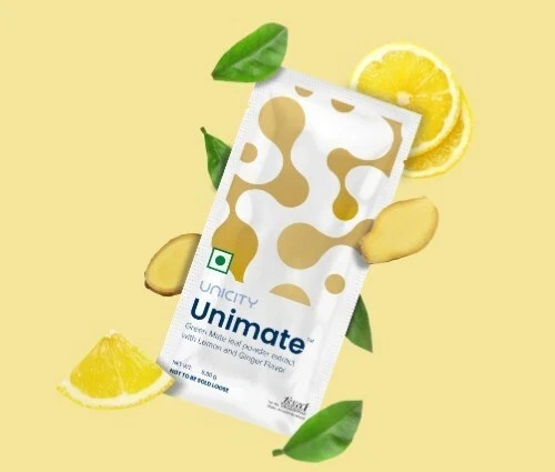 UNICITY Unimate Dietary Supplement Lemon Ginger Flavor Drink 30 Sachets