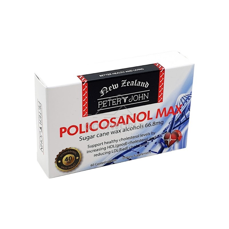 Policosanol Max 66.8mg (60 Tablets) – 5 Pack