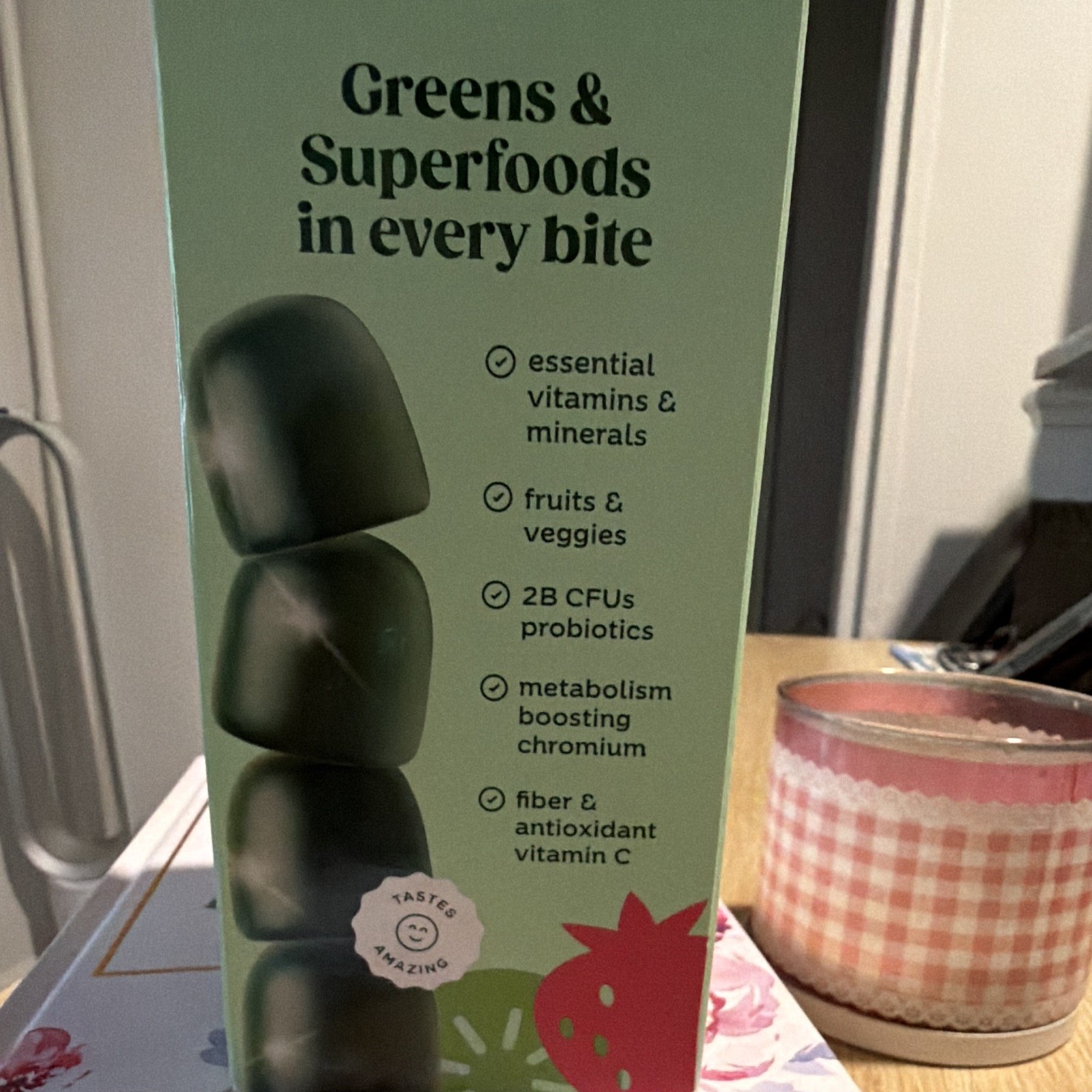 Bloom Supergreens Gummies 48ct Strawberry Kiwi Gluten-Free Veg Exp 02/27