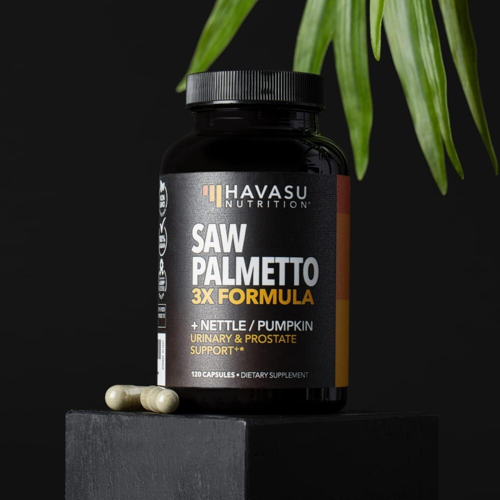 Saw Palmetto 1020mg 120 Capsules Prostate Urinary Tract Bladder Hair Supplement