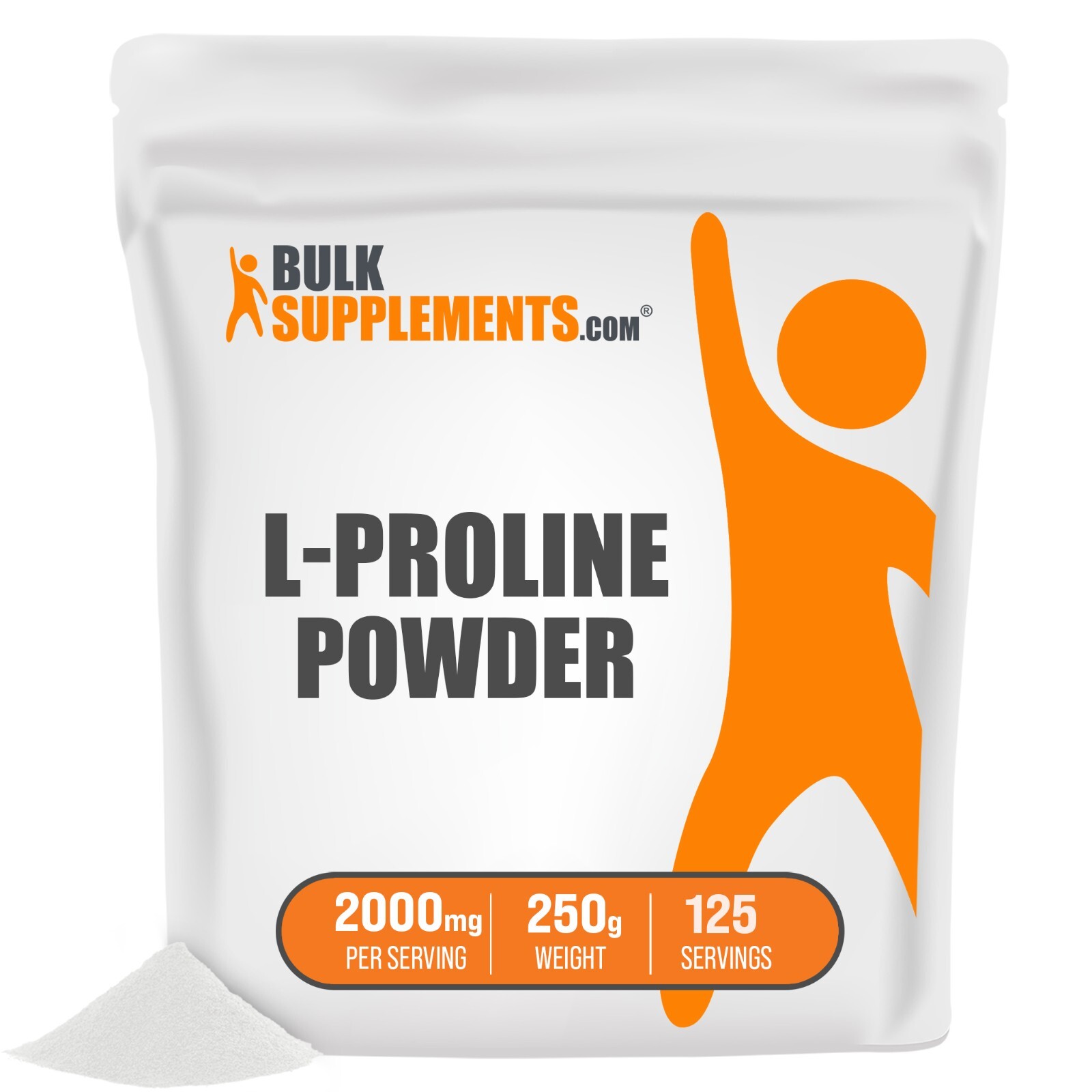 BulkSupplements L-Proline – Supplement for Healthy Skin