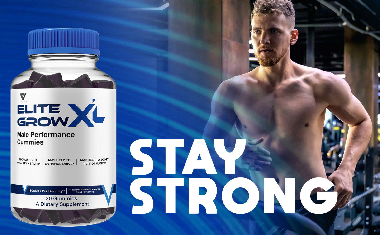(2 Pack) Elite Grow XL Gummies for Men EliteGrow XL Supplement (2 Month Supply)
