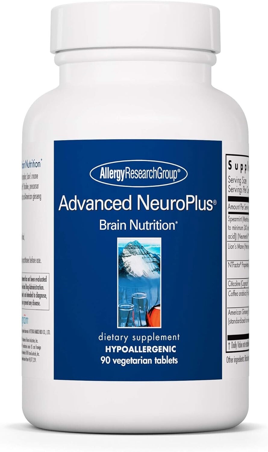 Allergy Research Group – Advanced NeuroPlus Clinical Nootropic 90tab exp:07/2026
