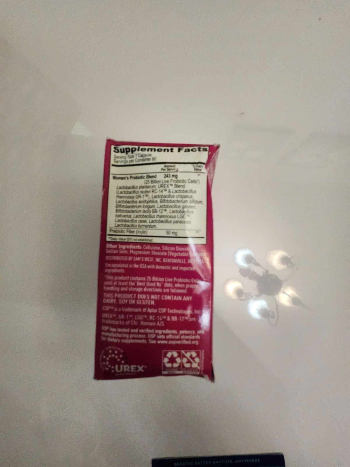 Members Mark Women’s Daily Probiotics – 90 CT – 14 Strain – Exp 07/2027