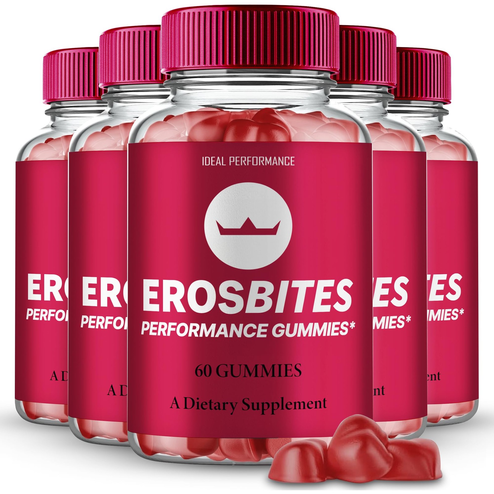 Eros Bites General Wellness Supplement – 300 Gummies (5 Pack)