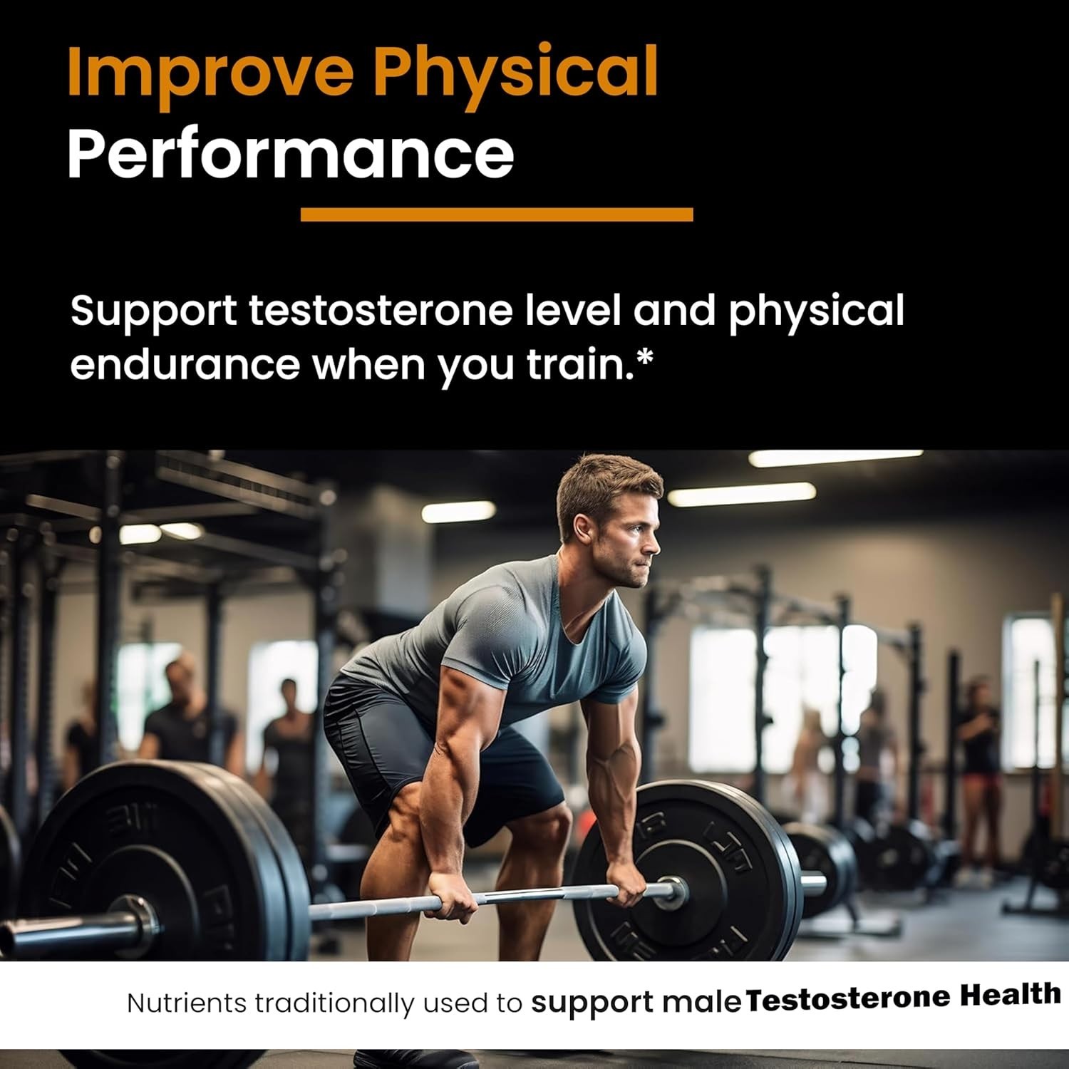 Testosterone Booster for Men High Potency Max Absorption -Ali, Turkesterone Maca